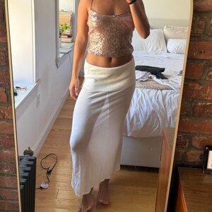 BARDOT Ramira sequin tan cami size medium